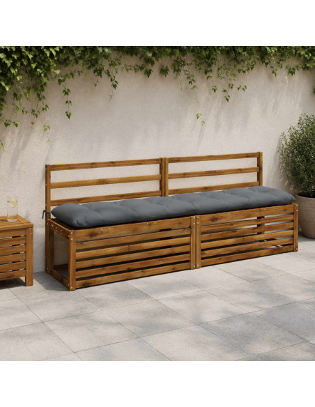 Cuscini per Panchina VIANEN 2 pz 100% Poliestere Blu