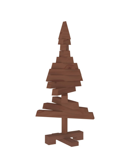 Albero di Natale in legno KOTKA 60 cm Legno Massello di Pino