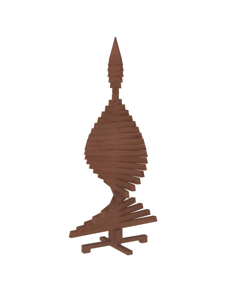 Albero di Natale in legno KOTKA 150 cm Legno Massello di Pino
