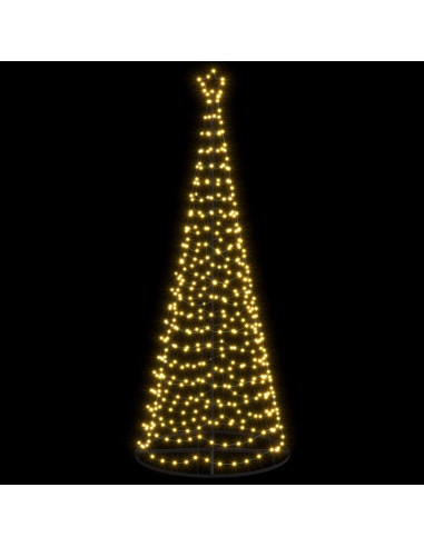 Albero di Natale LED a spirale con base EKENAS 250 cm 370 LED