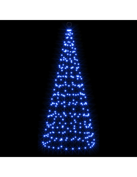 Luci per albero di Natale con picchetti e asta per bandiera