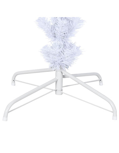 Albero di Natale Artificiale Capovolto con Base Bianco 180 cm