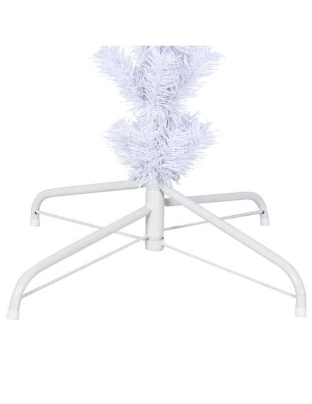 Albero di Natale Artificiale Capovolto con Base Bianco 180 cm