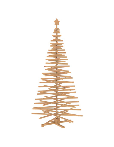 Albero di Natale in legno KOTKA 210 cm Legno Massello di Pino