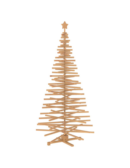 Albero di Natale in legno KOTKA 210 cm Legno Massello di Pino