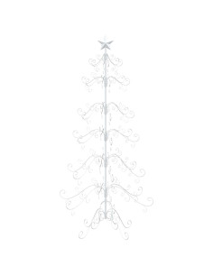 Albero di Natale in metallo KUOPIO 180 cm acciaio White 2