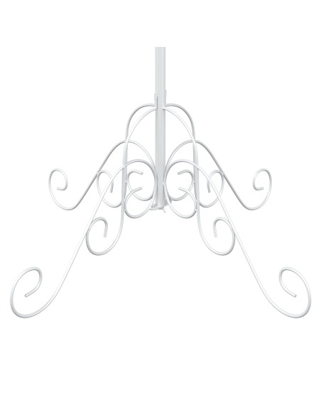 Albero di Natale in metallo KUOPIO 180 cm acciaio White