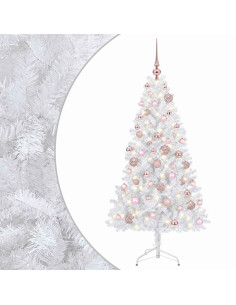 Albero di Natale artificiale con palline 210 cm 300 LED 2