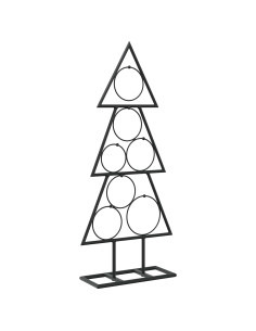 Albero di Natale in metallo con supporto KUOPIO 60 cm Acciaio 2
