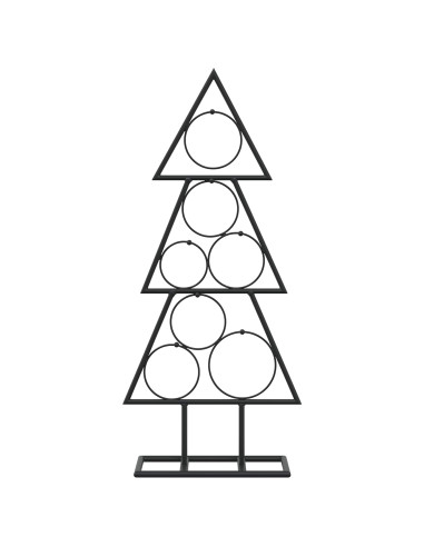 Albero di Natale in metallo con supporto KUOPIO 60 cm Acciaio