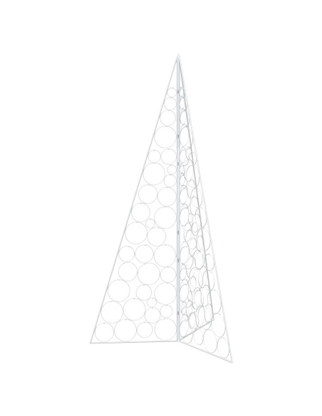 Albero di Natale in metallo KUOPIO 180 cm Acciaio Bianco
