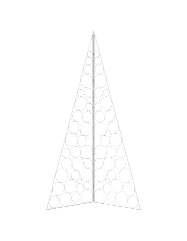 Albero di Natale in metallo KUOPIO 180 cm Acciaio Bianco