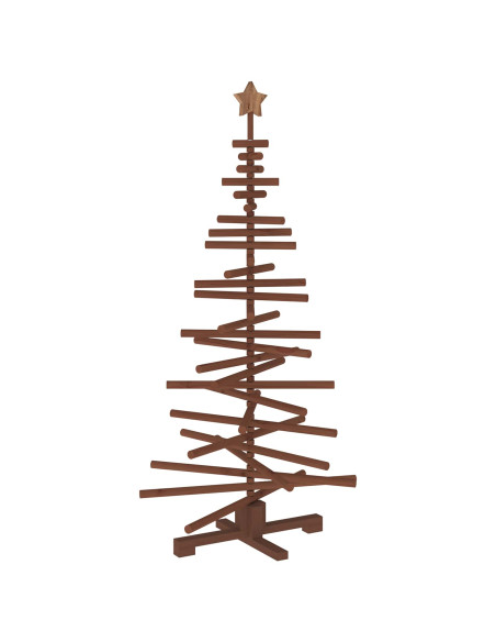 Albero di Natale in legno KOTKA 150 cm Legno Massello di Pino