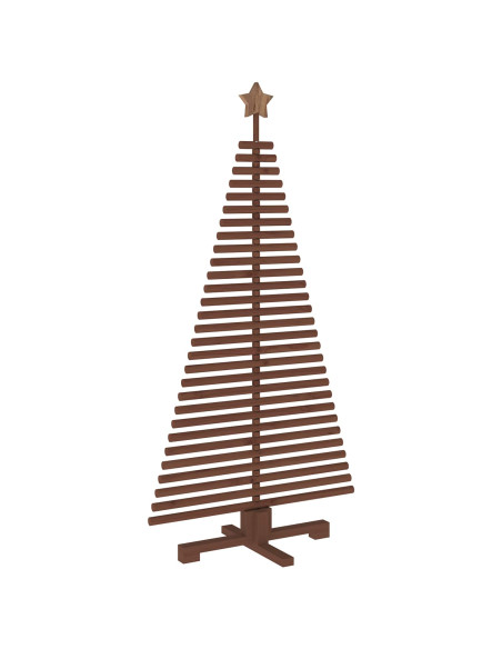 Albero di Natale in legno KOTKA 150 cm Legno Massello di Pino