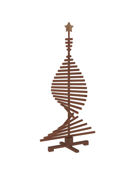 Albero di Natale in legno KOTKA 150 cm Legno Massello di Pino