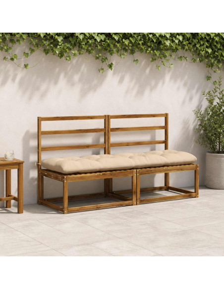 Cuscino per panchina VIANEN 100% Poliestere Crema