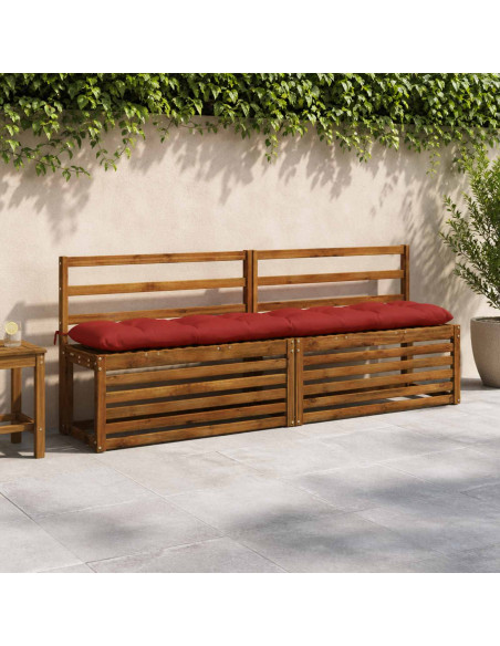 Cuscino per panchina VIANEN 100% Poliestere Rosso