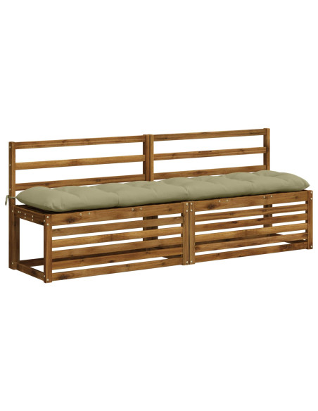 Cuscino per panchina VIANEN 100% Poliestere Verde chiaro