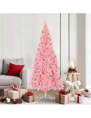 Albero di Natale Rosa 180 cm PVC