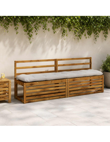 Cuscini per Panchina VIANEN 2 pz 100% Poliestere Bianco