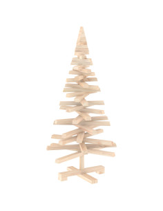Albero di Natale in legno KOTKA 90 cm Legno Massello di Pino 2