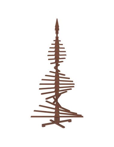 Albero di Natale in legno KOTKA 210 cm Legno Massello di Pino