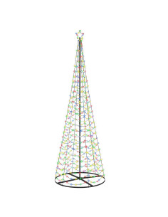 Albero di Natale LED a spirale con base EKENAS 300 cm 475 LED 2