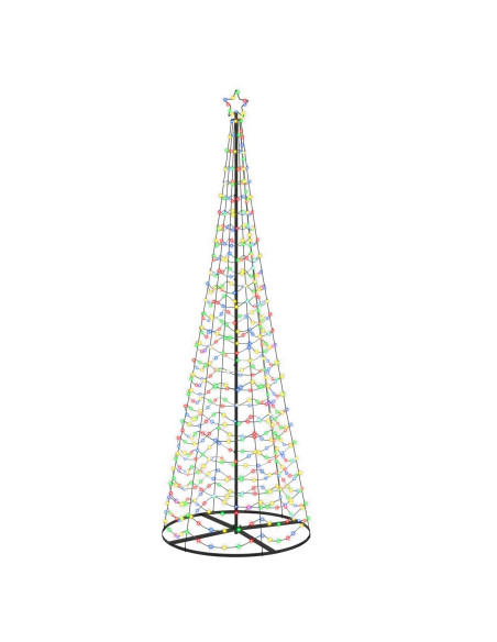 Albero di Natale LED a spirale con base EKENAS 300 cm 475 LED