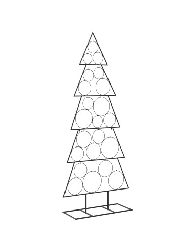 Albero di Natale in metallo con supporto KUOPIO 150 cm Acciaio