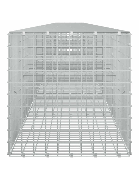 Gabione con filo da 5 mm e rete da 5x5 cm 800x50x50 cm