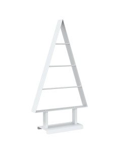 Albero di Natale in metallo KUOPIO 60 cm Acciaio Bianco 2