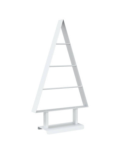 Albero di Natale in metallo KUOPIO 60 cm Acciaio Bianco