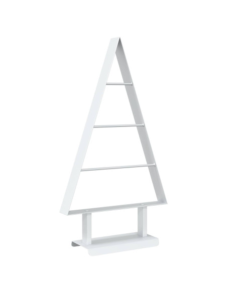 Albero di Natale in metallo KUOPIO 60 cm Acciaio Bianco