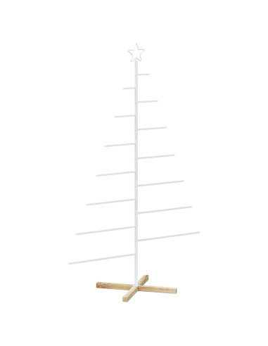 Albero di Natale in metallo con supporto KUOPIO 180 cm Acciaio