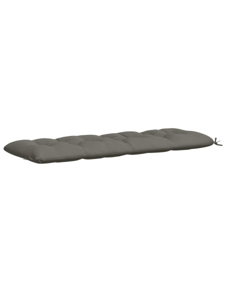 Cuscini per Panchina VIANEN 2 pz 100% Poliestere Grigio