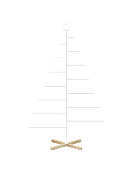 Albero di Natale in metallo con supporto KUOPIO 180 cm Acciaio