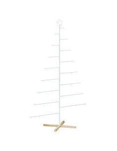 Albero di Natale in metallo con supporto KUOPIO 210 cm Acciaio 2