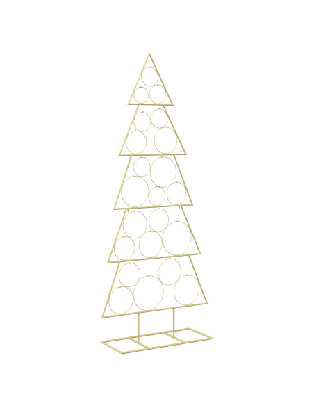 Albero di Natale in metallo con supporto KUOPIO 150 cm Acciaio