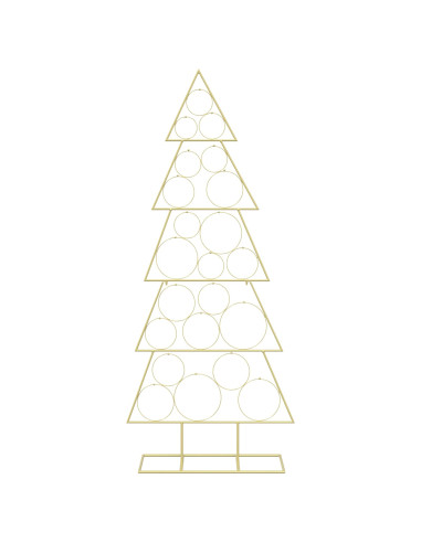 Albero di Natale in metallo con supporto KUOPIO 150 cm Acciaio
