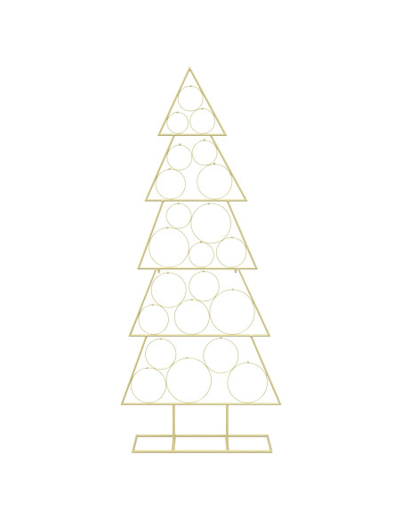 Albero di Natale in metallo con supporto KUOPIO 150 cm Acciaio
