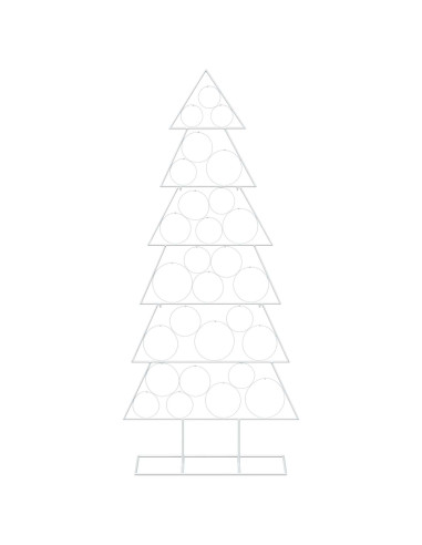 Albero di Natale in metallo con supporto KUOPIO 180 cm Acciaio