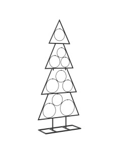 Albero di Natale in metallo con supporto KUOPIO 90 cm Acciaio 2