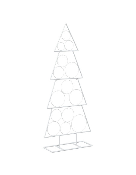 Albero di Natale in metallo con supporto KUOPIO 125 cm Acciaio