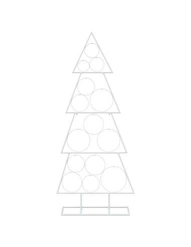 Albero di Natale in metallo con supporto KUOPIO 125 cm Acciaio