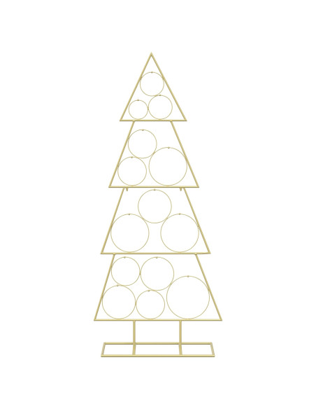 Albero di Natale in metallo con supporto KUOPIO 125 cm Acciaio