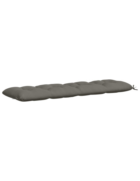 Cuscini per Panchina VIANEN 2 pz 100% Poliestere Grigio