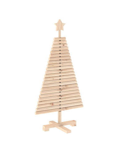 Albero di Natale in legno KOTKA 90 cm Legno Massello di Pino