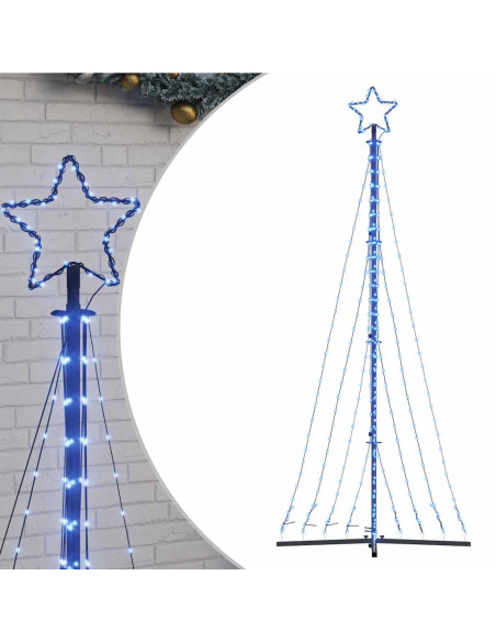 Albero di Natale a LED 447 LED Blu 250 cm