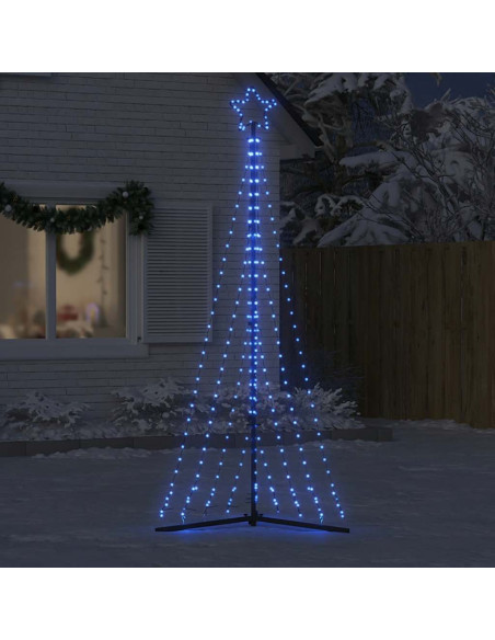 Albero di Natale a LED 447 LED Blu 250 cm