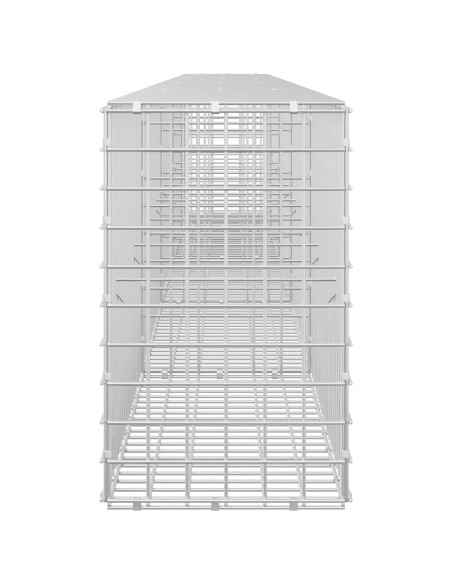 Gabione con filo da 5 mm e rete da 5x5 cm 450x30x50 cm
